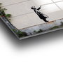 Wallity Cuadro Decorativo Banksy en Vidrio Templado 50 x 70 cm